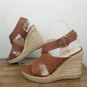 New Seven Dials Somerset espadrille wedge sandals